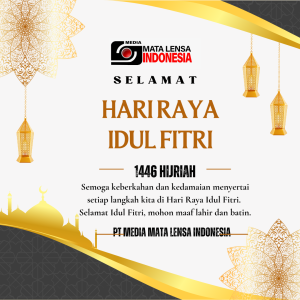 Krem Hitam Modern Selamat Hari Raya Idul Fitri Instagram Post (2)