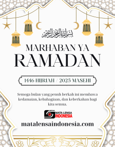 Putih dan Emas Ilustrasi Ucapan Marhaban Ya Ramadhan Poster (1)